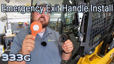 skidsteer emergency release handles